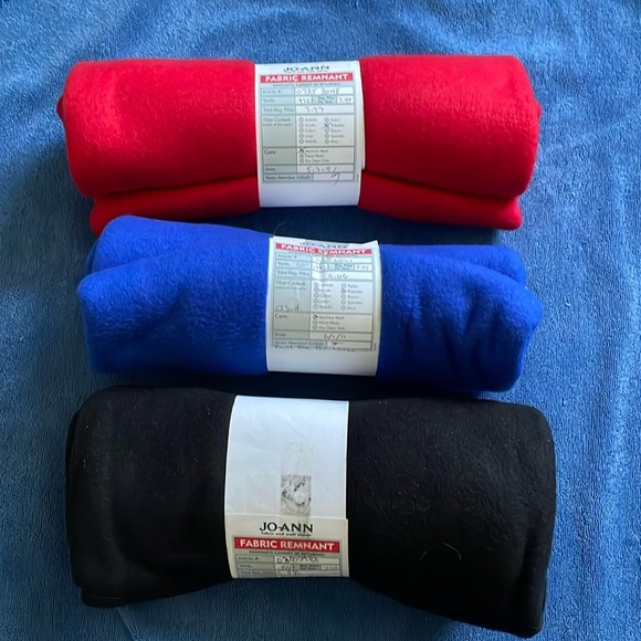 Other - Fabric remnants, 3 colors of flannel